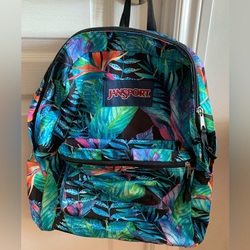 Jansport  floral multicolor backpack